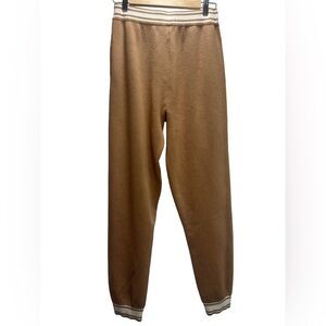 PINK Victoria's Secret Tan Joggers with stripes Size S